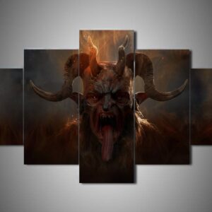 Krampus 4 - Movie 5 Panel Canvas Art Wall Decor