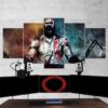 Kratos God Of War - Gaming 5 Panel Canvas Art Wall Decor