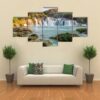 Krka River Waterfalls Dalmatia Croatia - Nature 5 Panel Canvas Art Wall Decor