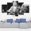 Kurt Cobain - Nirvana 2 - Music 5 Panel Canvas Art Wall Decor