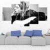 Kurt Cobain - Nirvana 5 - Movie 5 Panel Canvas Art Wall Decor