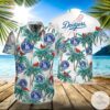 La Dodgers Tropical Hawaiian Shirt