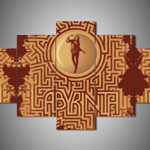 Labyrinth 1 - Movie 5 Panel Canvas Art Wall Decor