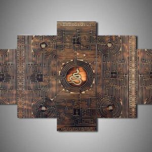 Labyrinth 2 - Movie 5 Panel Canvas Art Wall Decor