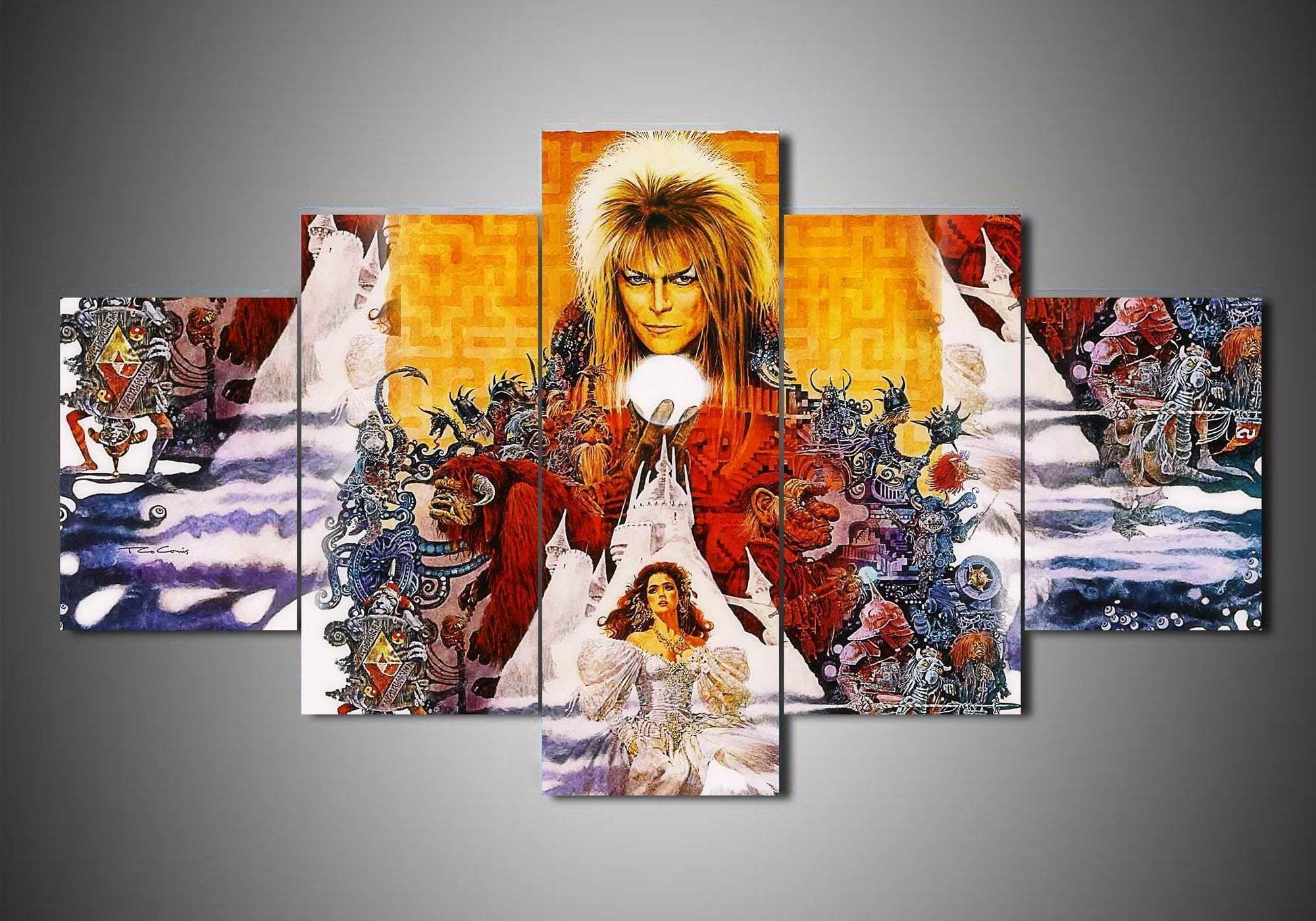 Labyrinth Movie - 5 Panel Canvas Art Wall Decor Labyrinth Movie - 5 Panel Canvas Art Wall Decor