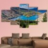 Lake Agnes In Colorado - Nature 5 Panel Canvas Art Wall Decor