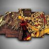 Lamb Of God 2 - Music 5 Panel Canvas Art Wall Decor