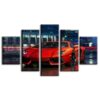 Lamborghini Aventador 3 - Automative 5 Panel Canvas Art Wall Decor