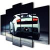 Lamborghini Gallardo Racing Car - Automative 5 Panel Canvas Art Wall Decor
