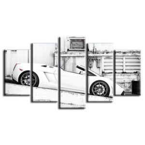 Lamborghini Huracan - Automative 5 Panel Canvas Art Wall Decor