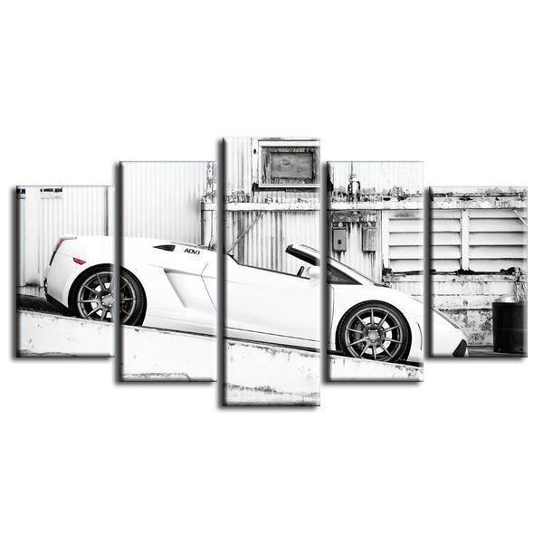 Lamborghini Huracan - Automative 5 Panel Canvas Art Wall Decor Lamborghini Huracan - Automative 5 Panel Canvas Art Wall Decor
