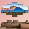Landscapes With High Mountains Of Georgia - Nature 5 Panel Canvas Art Wall Decor