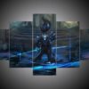 League Of Legends 7 - Gaming 5 Panel Canvas Art Wall Decor