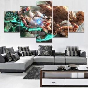League Of Legends Inspired - Gaming 5 Panel Canvas Art Wall Decor