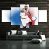 Lebron James 05 - Famous Person 5 Panel Canvas Art Wall Decor