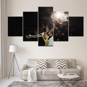 Lebron James 1 - Sport 5 Panel Canvas Art Wall Decor