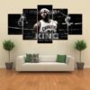 Lebron James Cavaliers - Religion And Sport 5 Panel Canvas Art Wall Decor