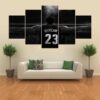 Lebron James - Sport 5 Panel Canvas Art Wall Decor