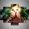 Led Zeppelin - Music 5 Panel Canvas Art Wall Decor