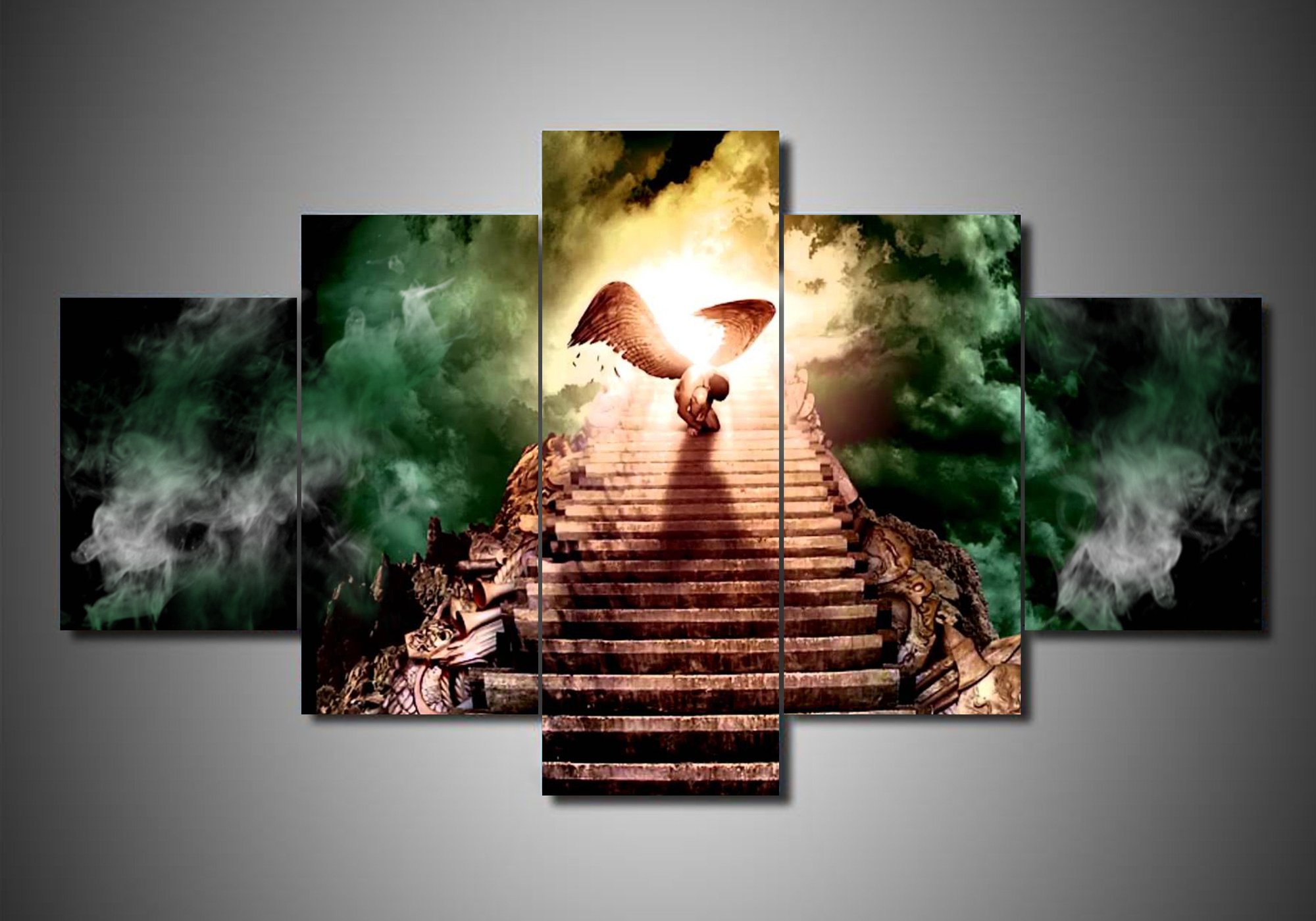 Led Zeppelin - Music 5 Panel Canvas Art Wall Decor Led Zeppelin - Music 5 Panel Canvas Art Wall Decor