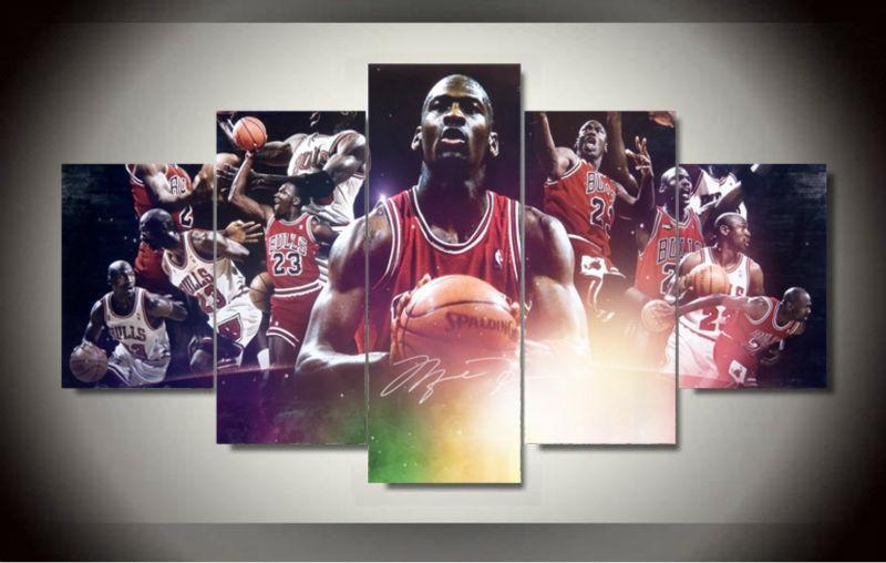 Legend Jordon - Sport 5 Panel Canvas Art Wall Decor Legend Jordon - Sport 5 Panel Canvas Art Wall Decor