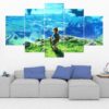 Legend Of Zelda 21 - Gaming 5 Panel Canvas Art Wall Decor