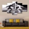 Legend Of Zelda Dark Link/Light - Gaming 5 Panel Canvas Art Wall Decor