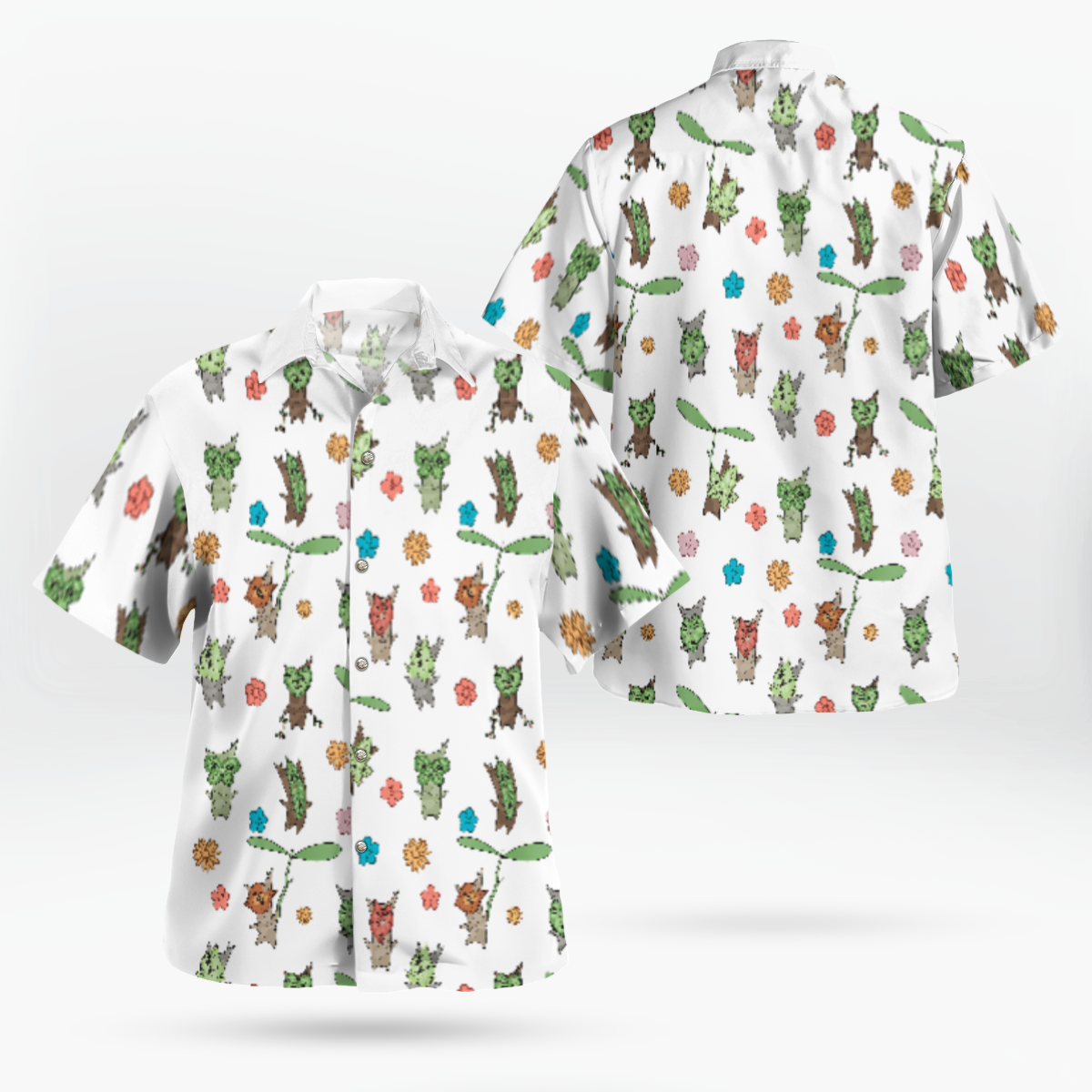 Legend Of Zelda Korok Hawaiian Shirt Legend Of Zelda Korok Hawaiian Shirt