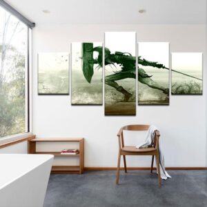 Legend Of Zelda: Pegasus Boots - Gaming 5 Panel Canvas Art Wall Decor
