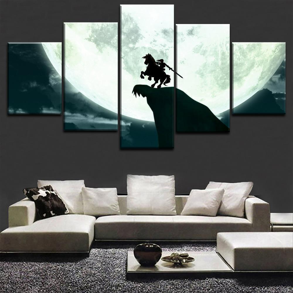 Legend Of Zelda Twilight Princess Gaming - 5 Panel Canvas Art Wall Decor Legend Of Zelda Twilight Princess Gaming - 5 Panel Canvas Art Wall Decor