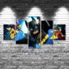 Lego Batman - Anime 5 Panel Canvas Art Wall Decor