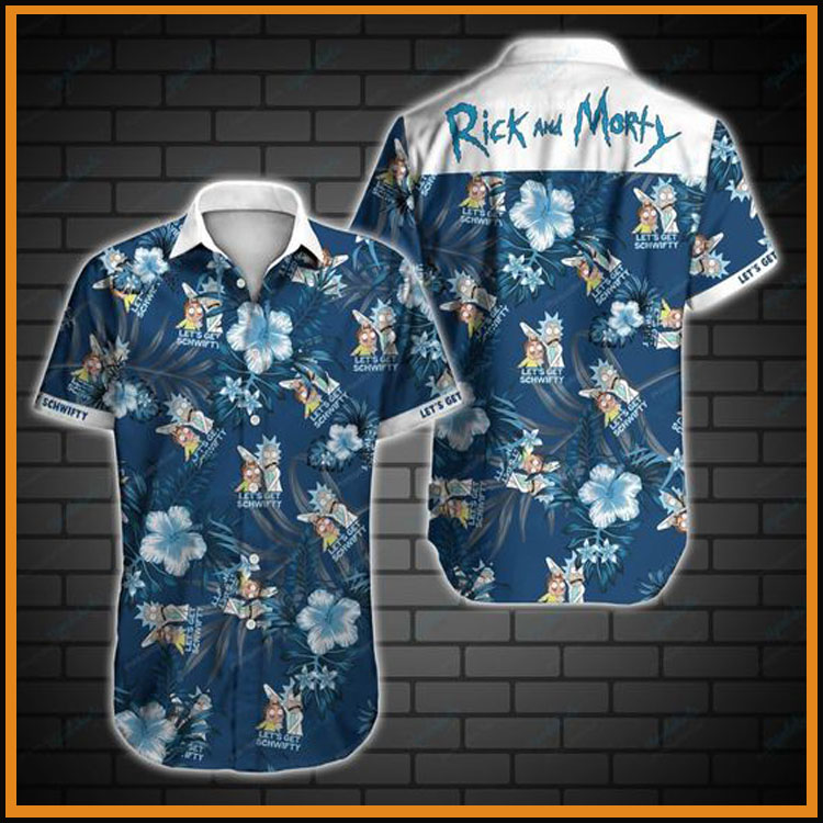 Let’S Get Schwifty Rick And Morty Hawaiian Shirt Let’S Get Schwifty Rick And Morty Hawaiian Shirt