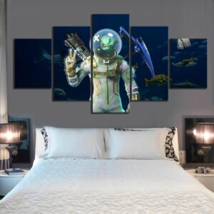 Leviathan - Gaming 5 Panel Canvas Art Wall Decor