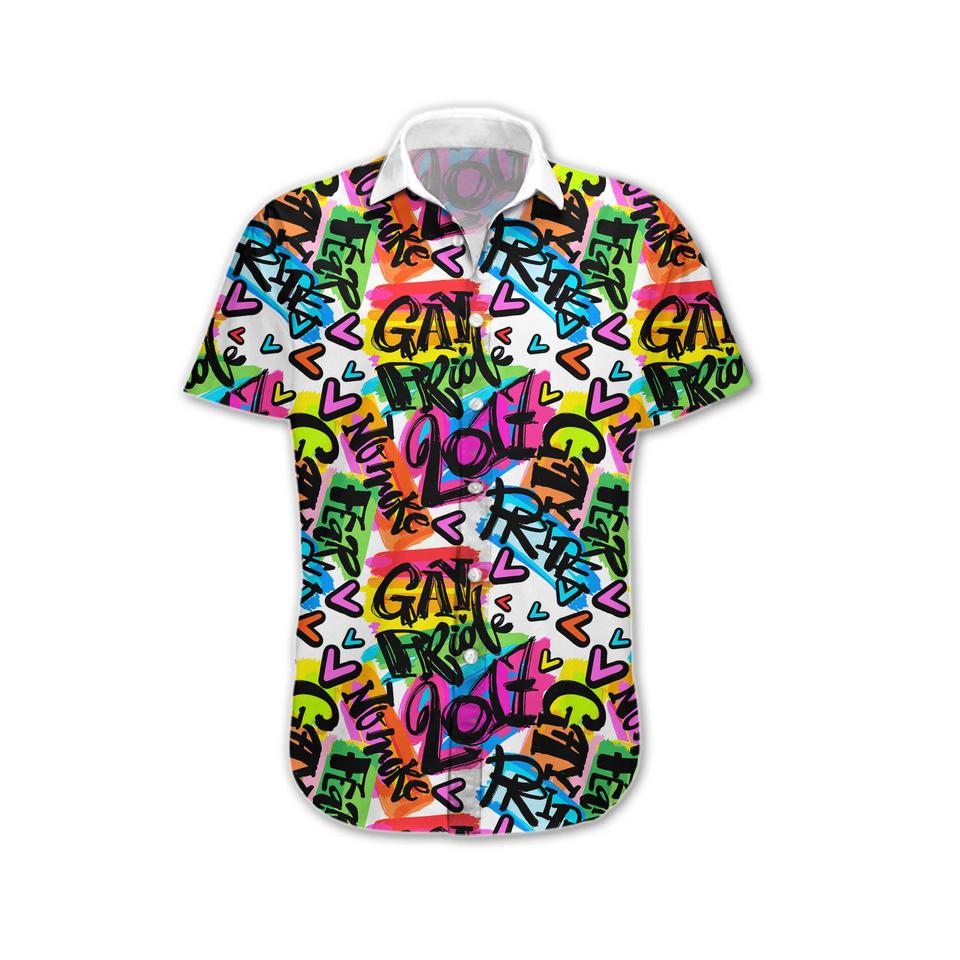 Lgbt Pride Hawaiian Shirt Lgbt Pride Hawaiian Shirt