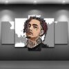 Lil Pump Music Hip Hop - Famous Person 5 Panel Canvas Art Wall Decor