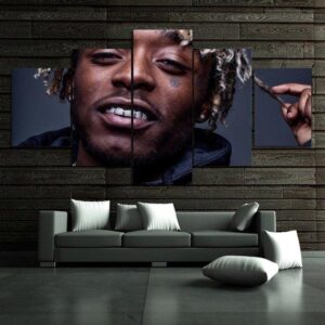Lil Uzi Vert - Famous Person 5 Panel Canvas Art Wall Decor