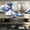 Link Sailing - Gaming 5 Panel Canvas Art Wall Decor