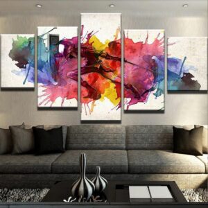 Link Splash - Gaming 5 Panel Canvas Art Wall Decor