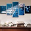 Linkin Park Chester Bennington - Famous Person 5 Panel Canvas Art Wall Decor