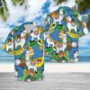 Llama Love Fruit Hawaiian Shirt Summer Button Up