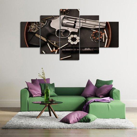 Load Up - Army 5 Panel Canvas Art Wall Decor Load Up - Army 5 Panel Canvas Art Wall Decor