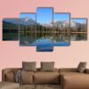 Located In The Sawtooth Mountain Range 1 - Nature 5 Panel Canvas Art Wall Decor