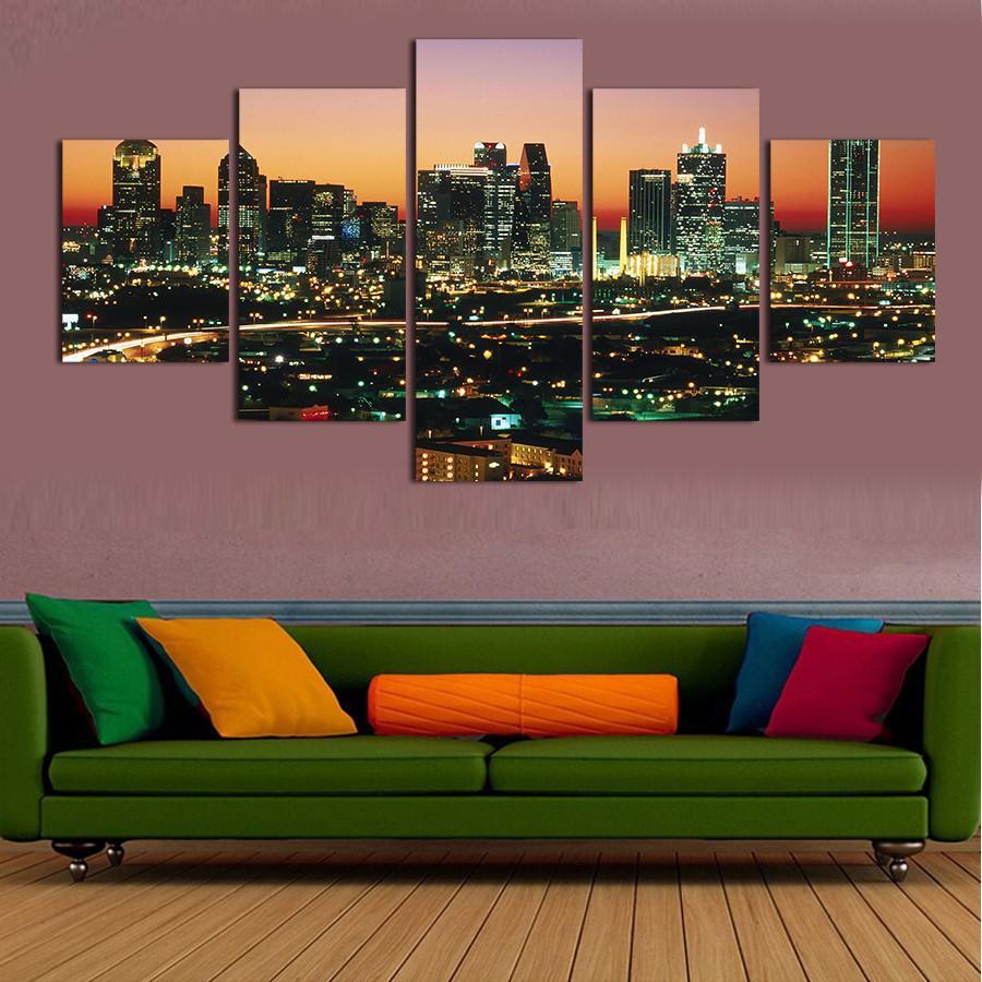 London City Scenery - Nature 5 Panel Canvas Art Wall Decor London City Scenery - Nature 5 Panel Canvas Art Wall Decor