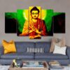 Lord Gautama Buddha 01 - Religion 5 Panel Canvas Art Wall Decor