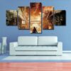 Lord Of The Rings 10 - Movie 5 Panel Canvas Art Wall Decor