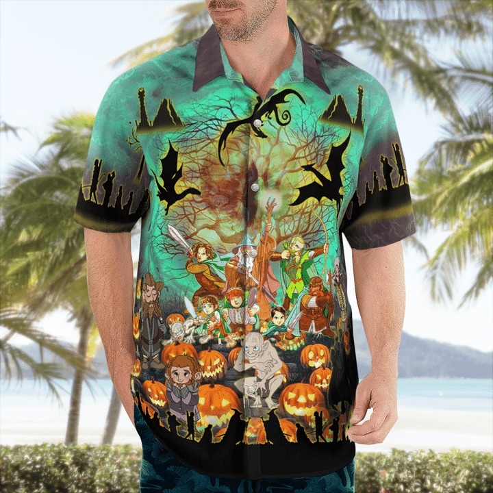 Lord Of The Rings Halloween Hawaiian Shirt Lord Of The Rings Halloween Hawaiian Shirt