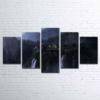 Lord Of The Rings Rivendell - Movie 5 Panel Canvas Art Wall Decor