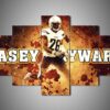 Los Angeles Chargers - Casey Hayward - Sport 5 Panel Canvas Art Wall Decor