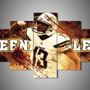 Los Angeles Chargers - Keenan Allen - Sport 5 Panel Canvas Art Wall Decor