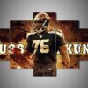 Los Angeles Chargers - Russell Okung - Sport 5 Panel Canvas Art Wall Decor